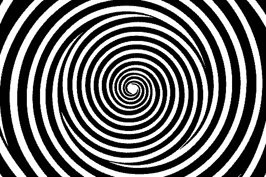 Hypnotic Spiral Illusion